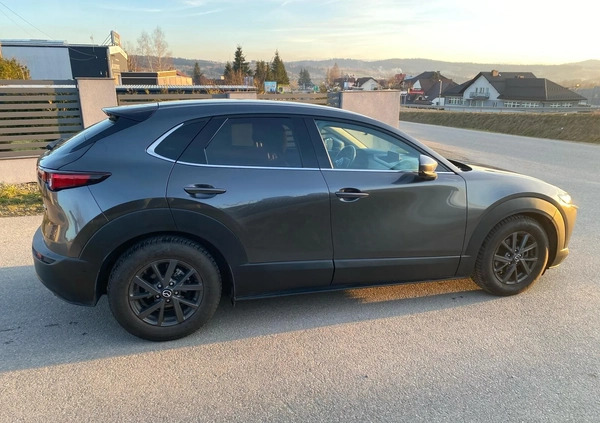 Mazda CX-30 cena 88000 przebieg: 37132, rok produkcji 2019 z Myślenice małe 67